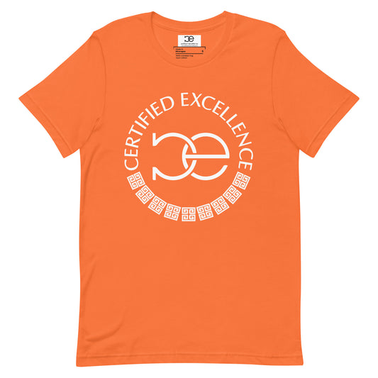 “CE” Circle logo TEE Orange