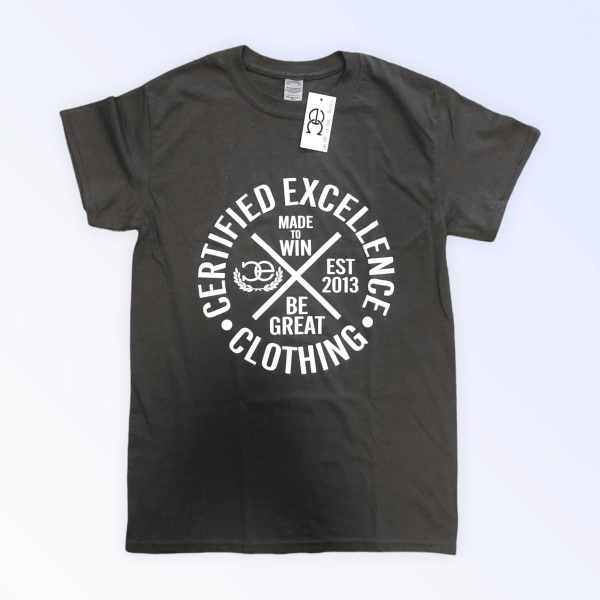 Etavirp Circle Logo Tee H,Gray × Blue | erikzuuring.com