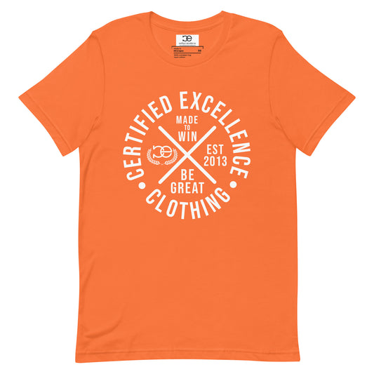 “CE” Circle Logo Tee Orange