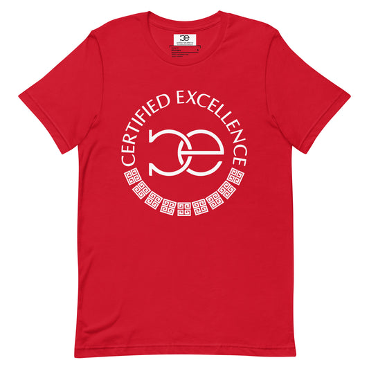 “CE” Circle logo TEE Red