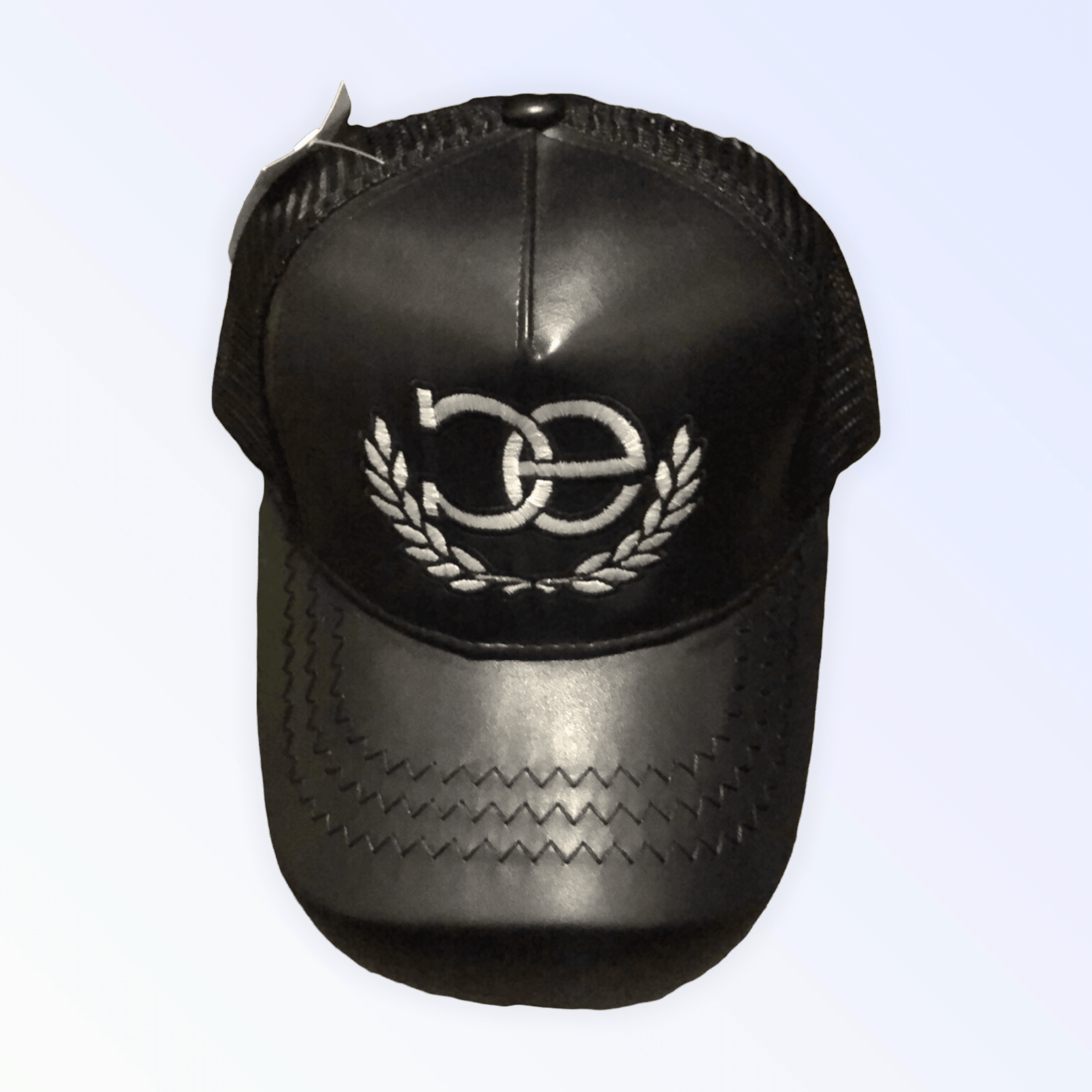 “CE” Leather MeshTrucker hat - Certified Excellence Clothing