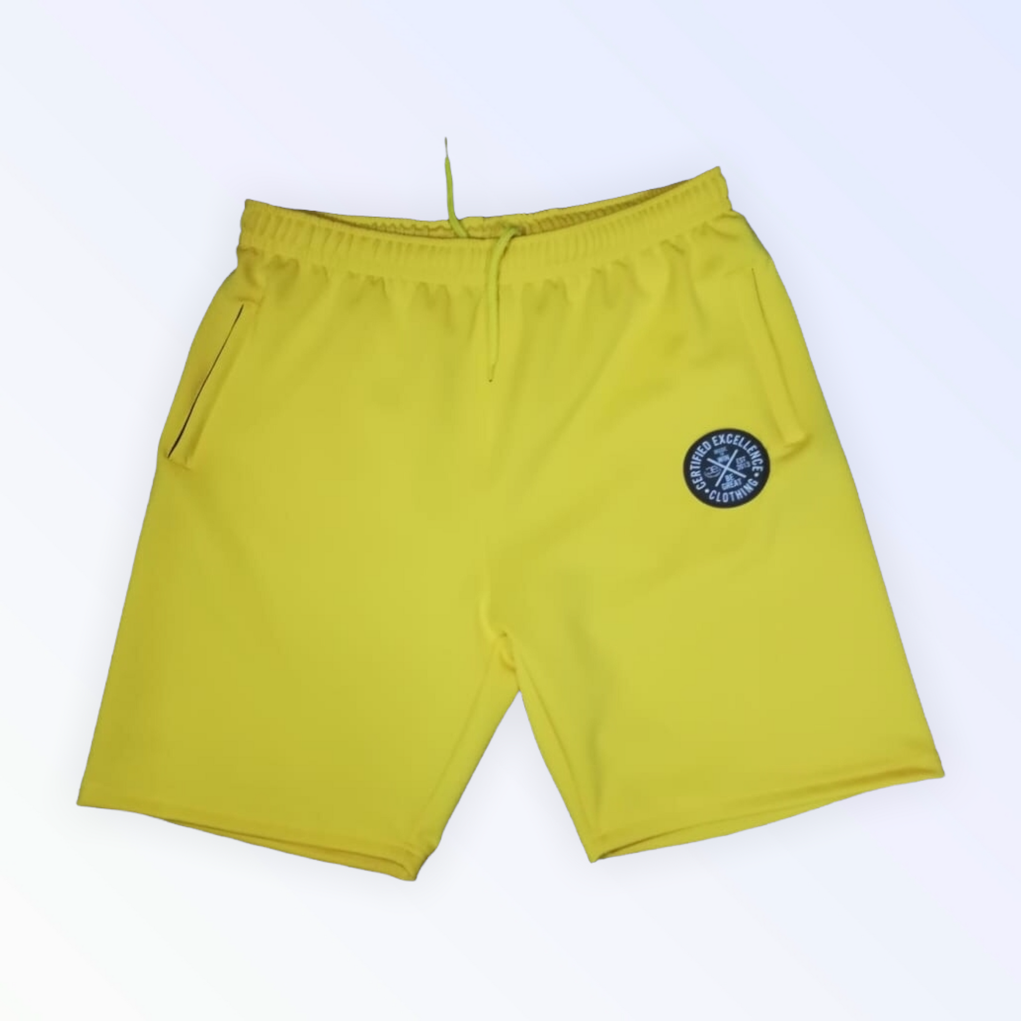 “CE” Cozy Shorts (yellow)